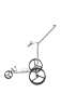 Preview: Lithium Elektro Golf Trolley Kolibri® K1, Rahmen nachpolierbar, schnell-zerlegbar/-klappbar, mit Bergabfahrbremse, Fernbedienung als Option